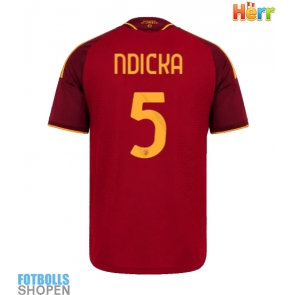 Billiga AS Roma Evan Ndicka #5 Hemmatröja 2026-27 Kortärmad